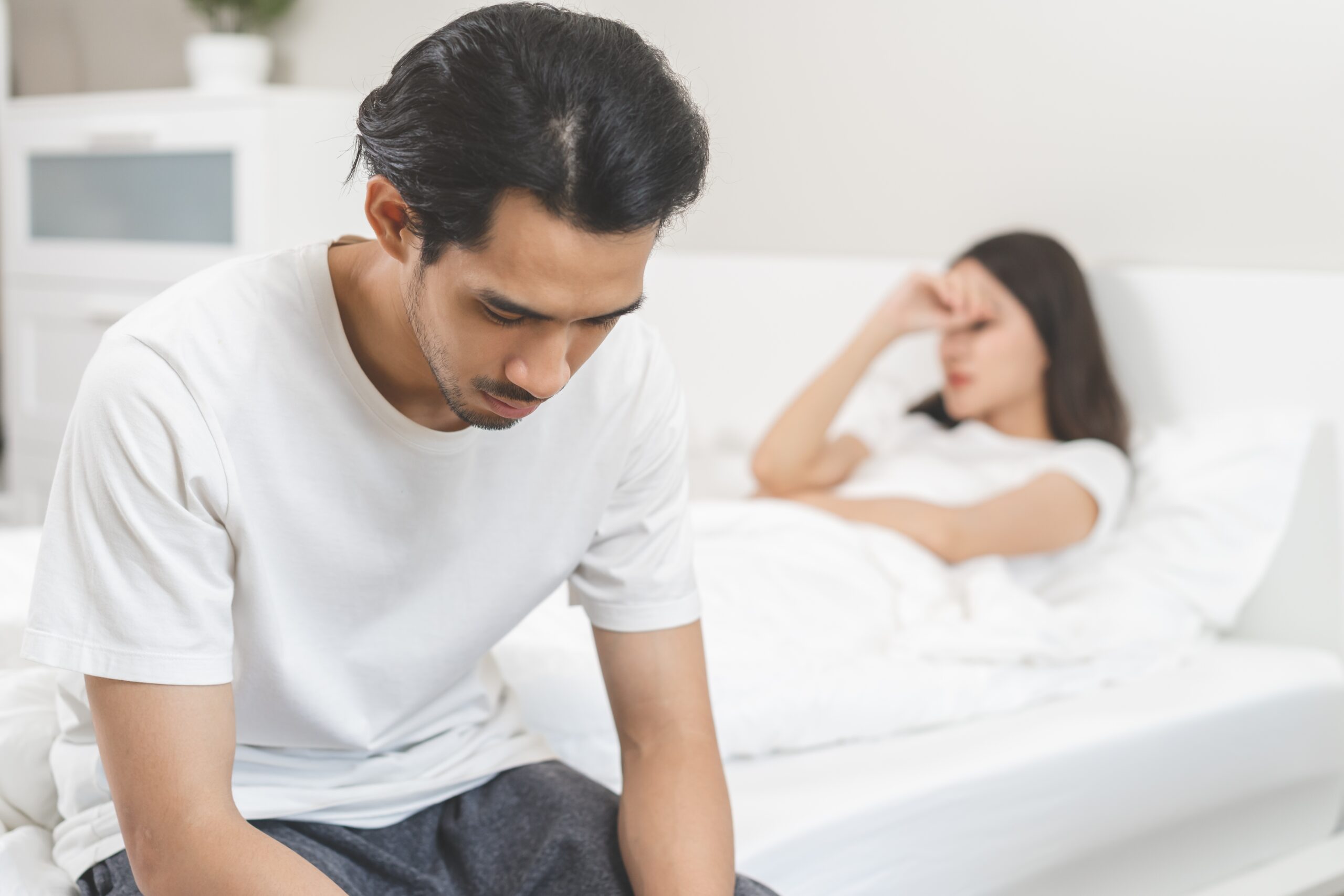 EDに苦しむ男性とその妻