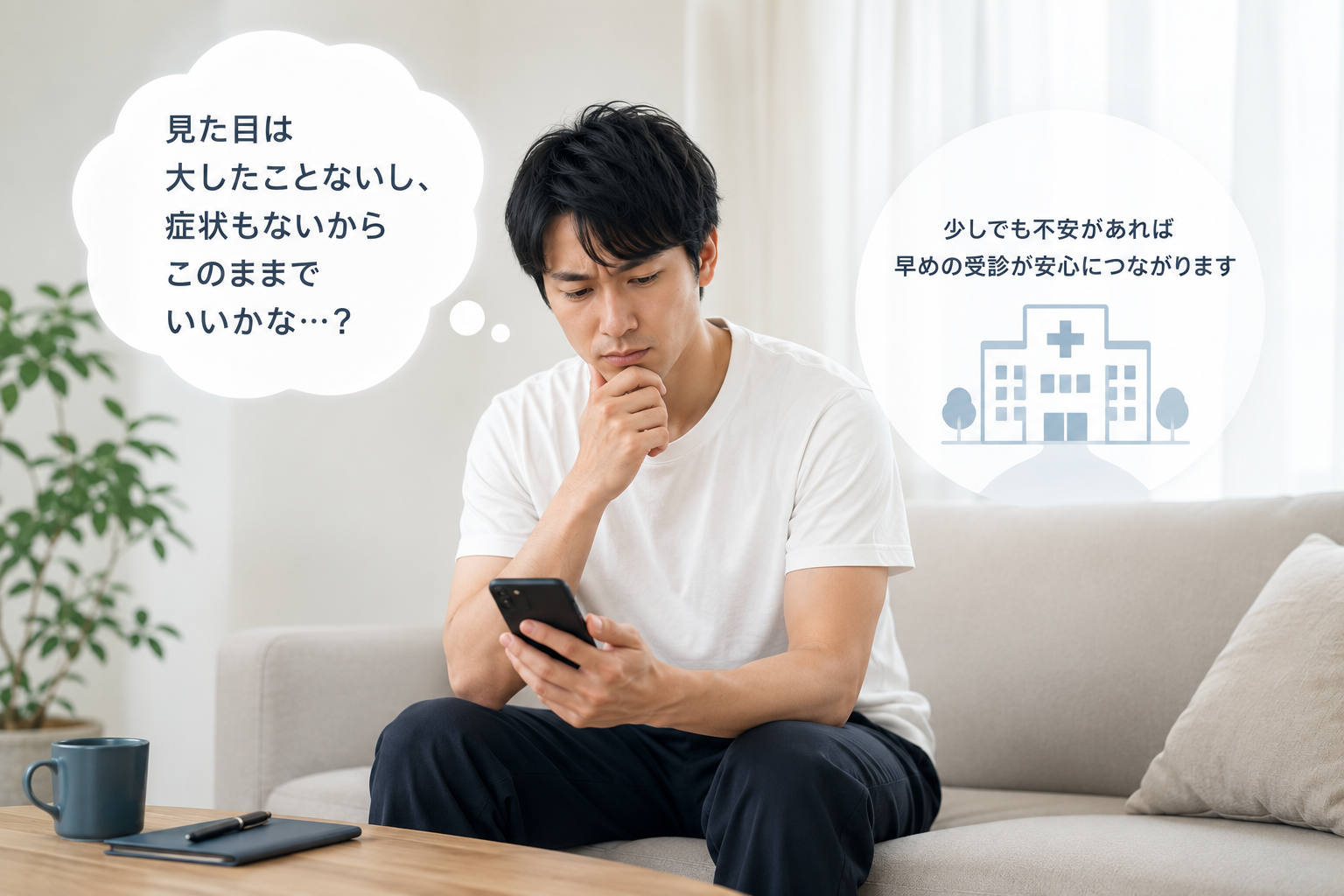 性器のできもの、こんな時はすぐに病院へ!